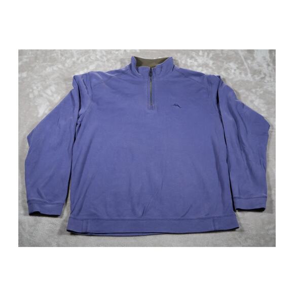 Tommy Bahama Sweater Mens XL Half Zip Pullover Pima Cotton Marlin Quarter Zip - Picture 2 of 8